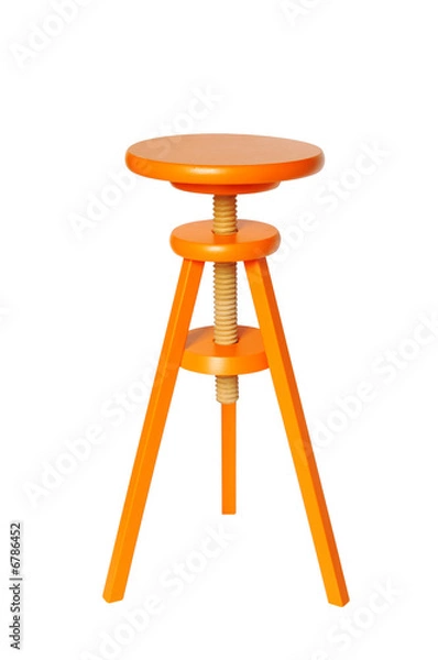 Obraz Orange Wood Stool