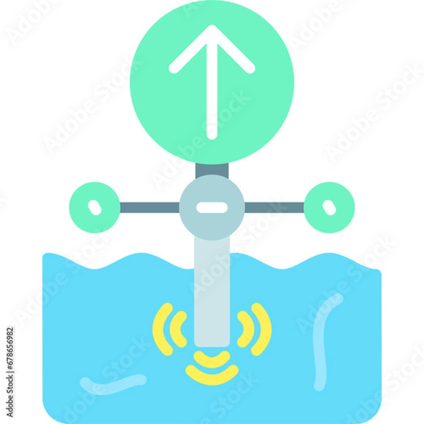 Fototapeta Liquid Level Sensor Icon