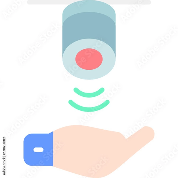 Fototapeta Touchless Sensor Icon