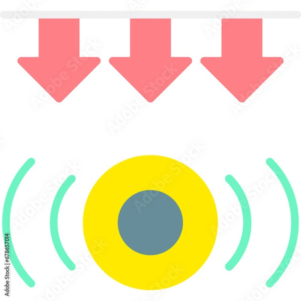 Fototapeta Force Sensor Icon