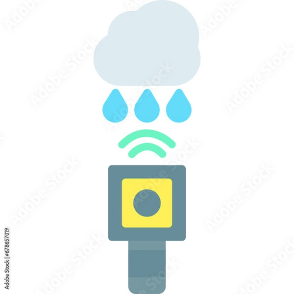 Fototapeta Rain Sensor Icon