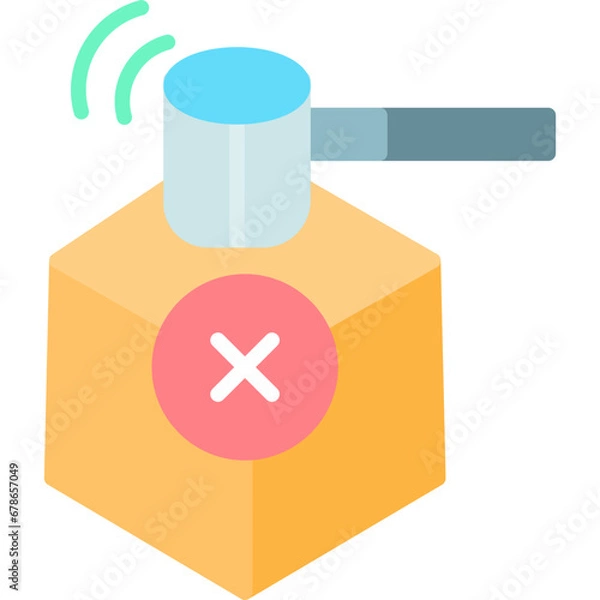 Fototapeta Flaw Sensor Icon