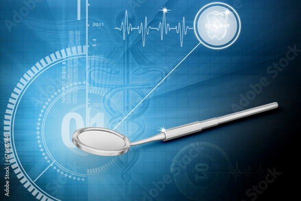 Fototapeta dental mirror