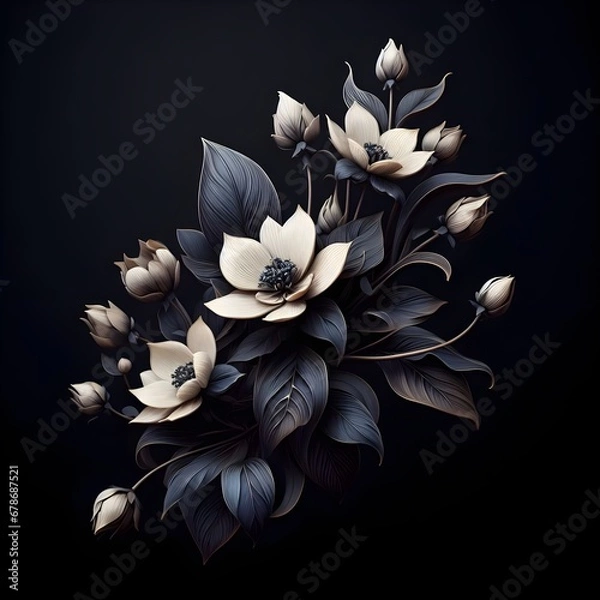 Fototapeta white flower