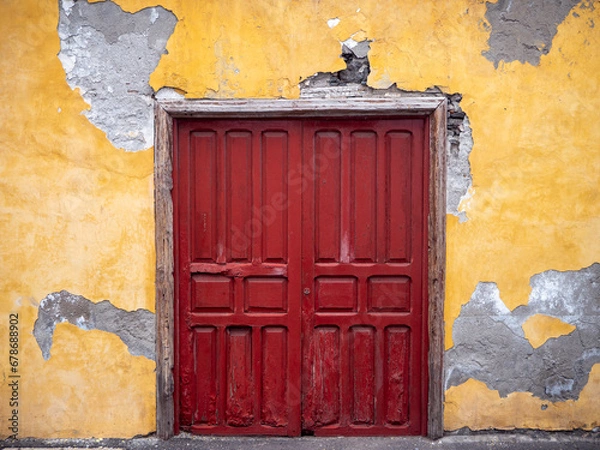 Fototapeta Rote Tür