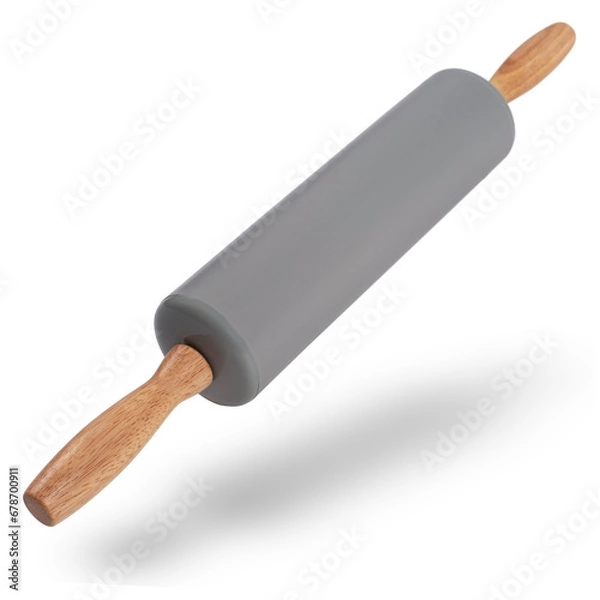 Obraz Rolling pin isolated on white