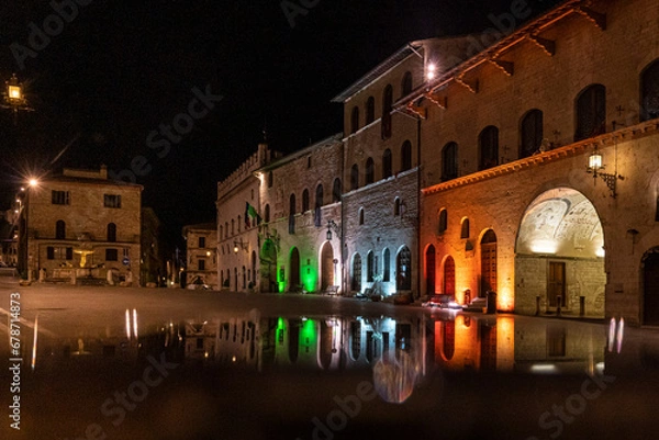 Obraz Assisi Piazza del Comune