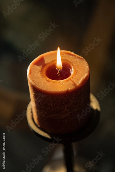 Obraz candle in the dark
