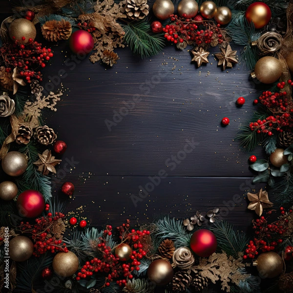 Obraz Christmas Background Social Media Background