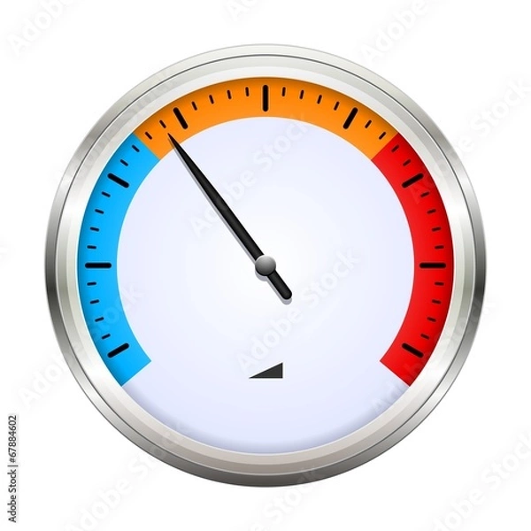 Fototapeta Temperature gauge