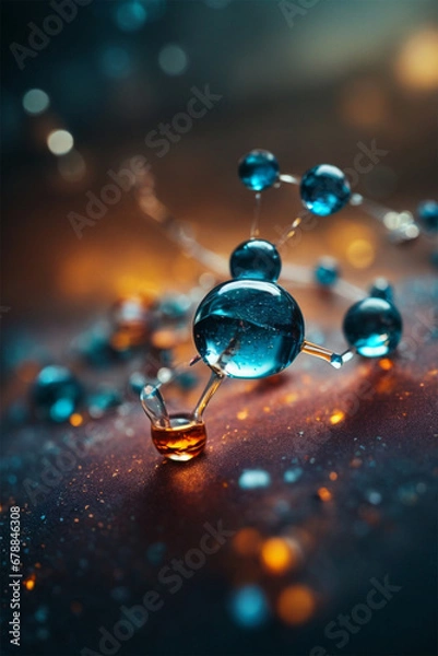 Fototapeta Molecules