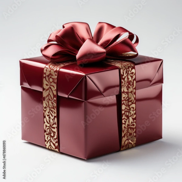 Obraz gift box with ribbon