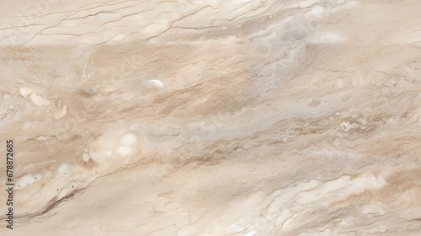 Obraz Elegant beige travertine marble with subtle texture, seamless texture, infinite pattern