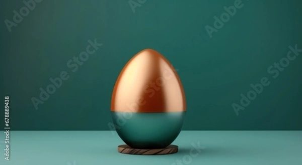 Obraz christmas ornament on green background