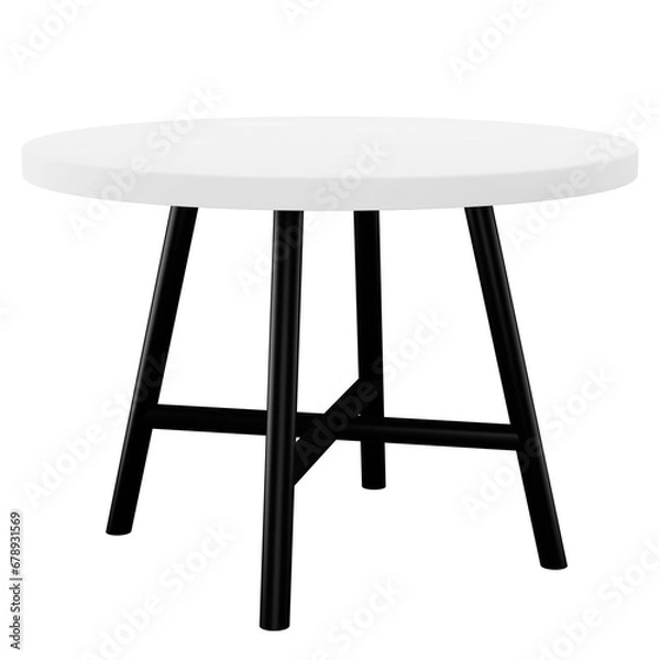 Obraz 3D White Coffee Table