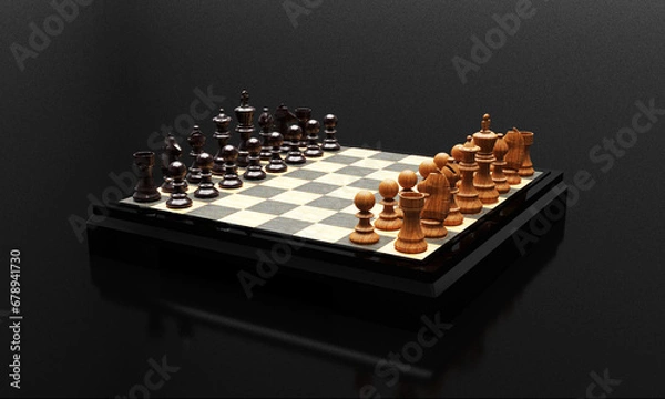 Obraz Chess Wood Classic