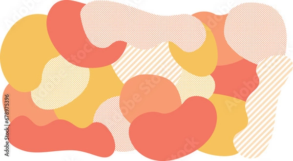 Obraz ふにゃふにゃ曲線、流体シェイプの背景壁紙