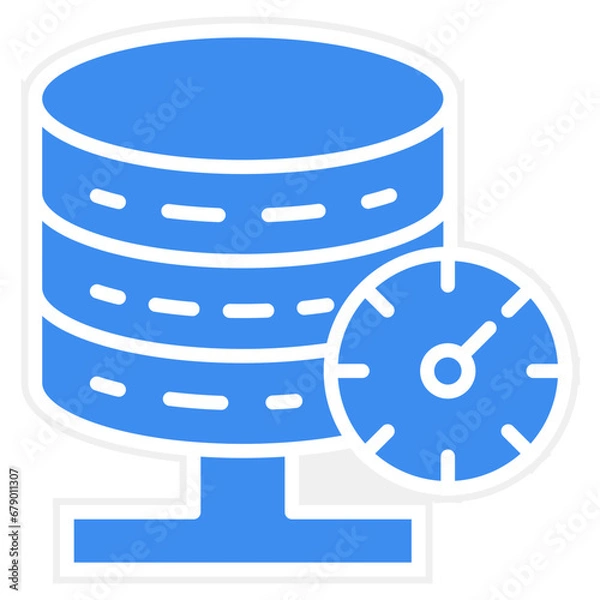 Obraz Vector Design Database Speed Icon Style