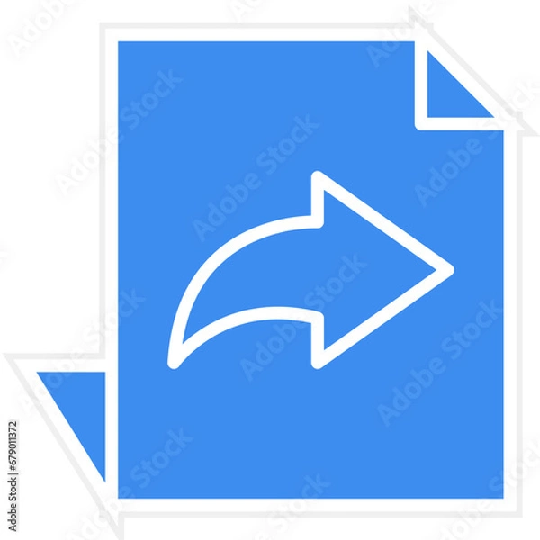 Fototapeta Vector Design File Transfer Icon Style