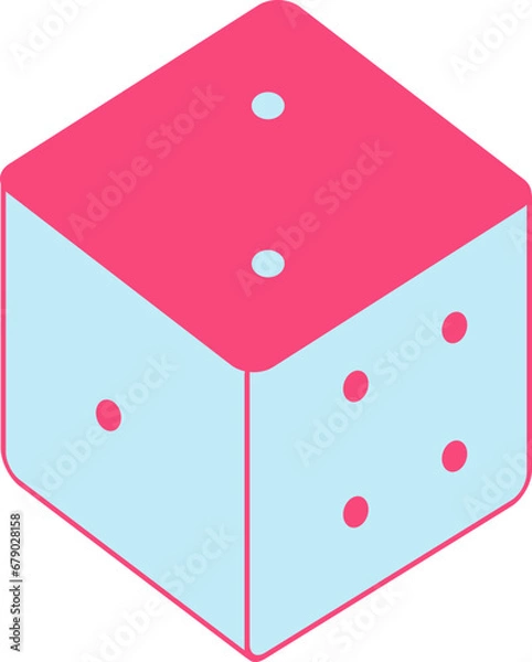 Obraz 2-face up dice