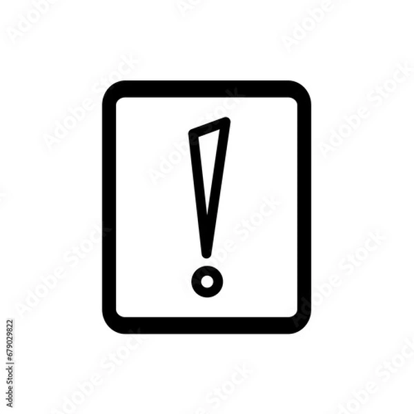 Obraz Caution warning signs. Exclamation marks