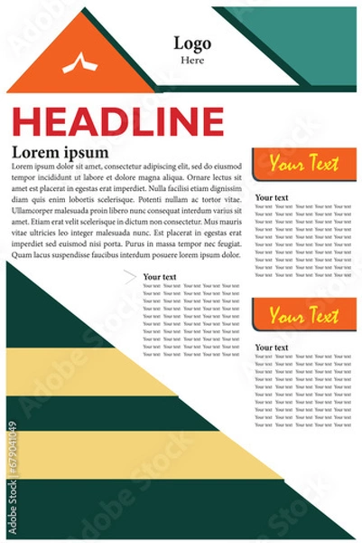 Fototapeta infographic template