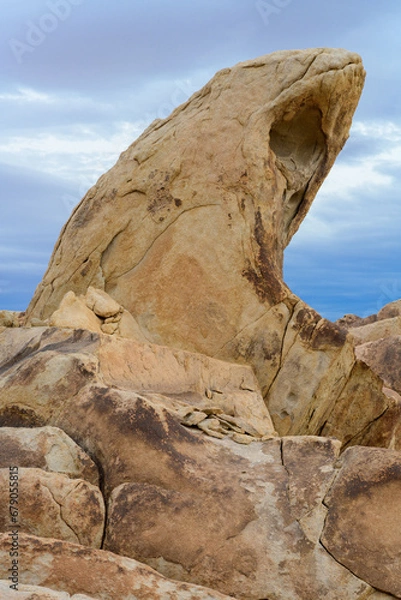 Fototapeta Desert Boulder Formations in Joshua Tree