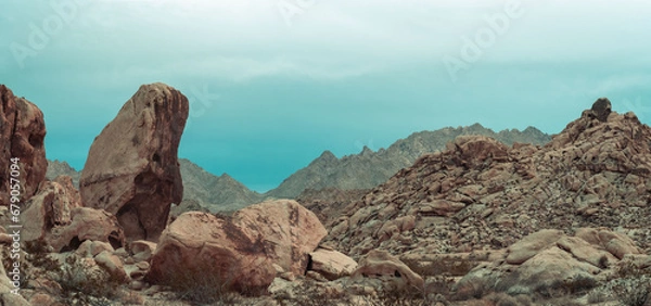 Obraz Boulders in Mojave Desert