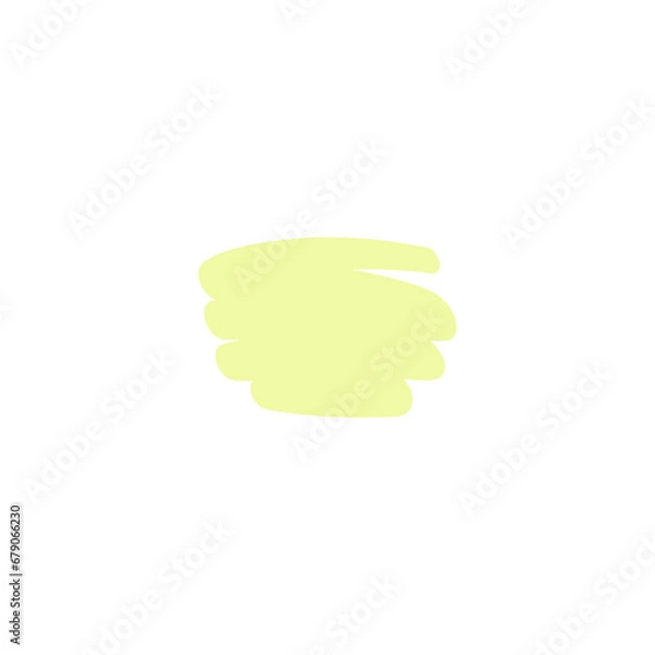 Fototapeta set of brush elements with bright colors wallpaper