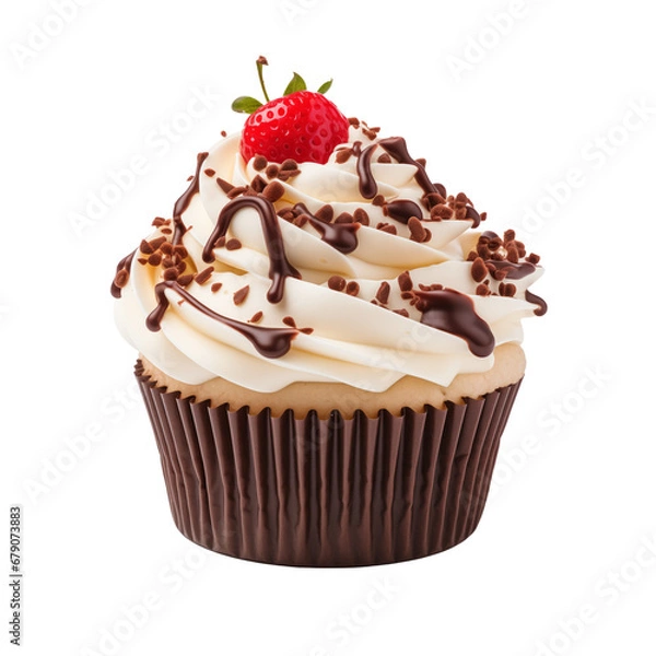 Fototapeta cupcake isolate background cutout