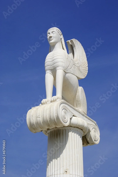 Obraz Shpinx with white marble