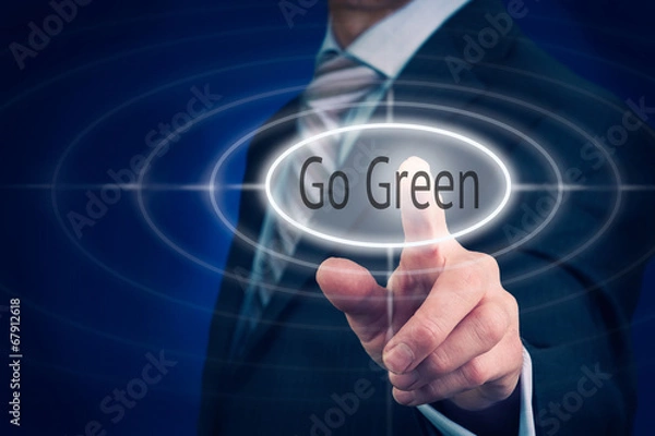 Fototapeta Go Green Concept