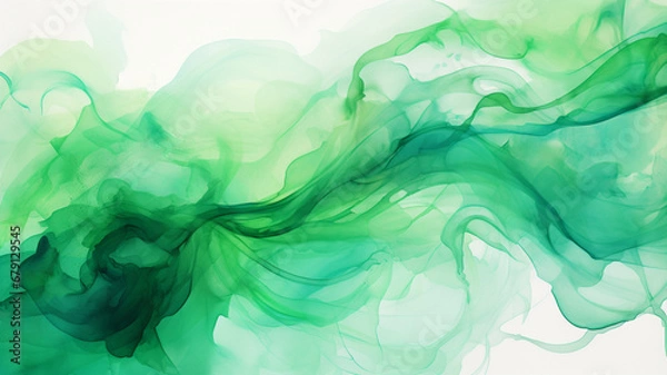 Obraz ラスター画像の緑の抽象的なグラフィックデザイン用背景