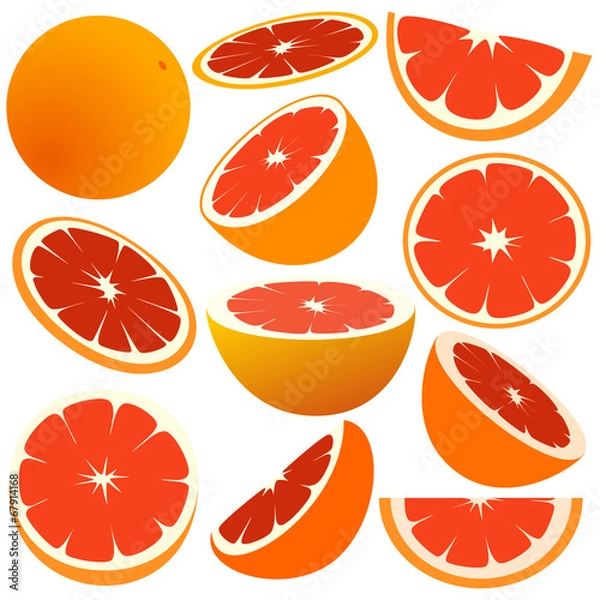 Fototapeta Grapefruit