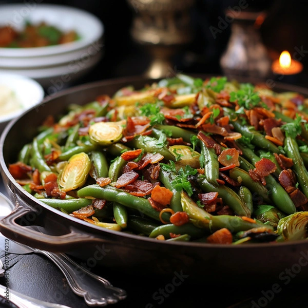 Obraz christmas dishes