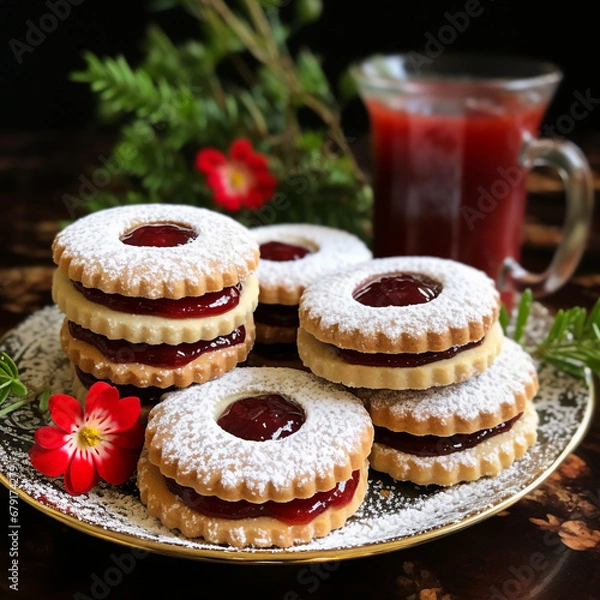 Obraz christmas dishes