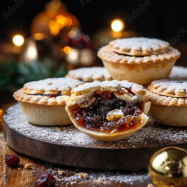 Fototapeta christmas dishes