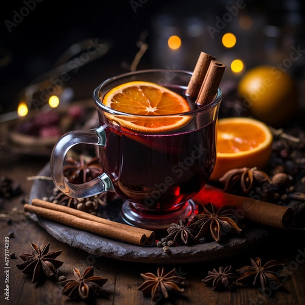 Obraz christmas dishes