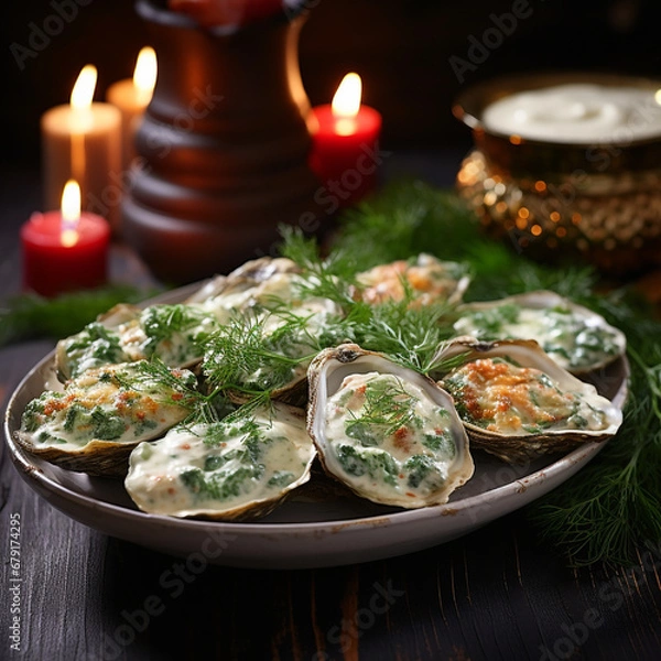 Fototapeta christmas dishes