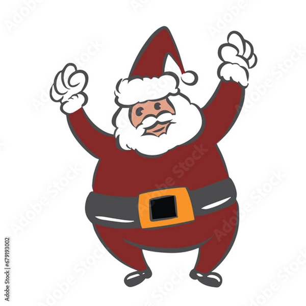 Fototapeta Santa clause with gifts 9