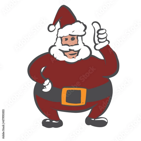 Obraz Santa clause with gifts 8