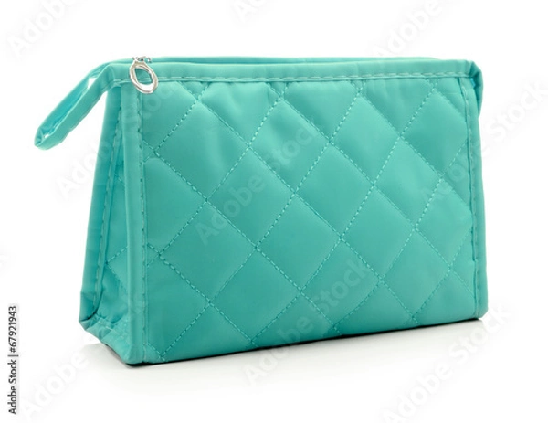 Fototapeta Makeup bag isolated white background