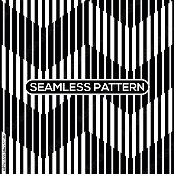 Fototapeta 100% Seamless Geometric Pattern Background as Graphic Resource