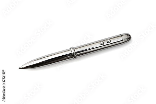 Obraz Silver pen with laser pointer