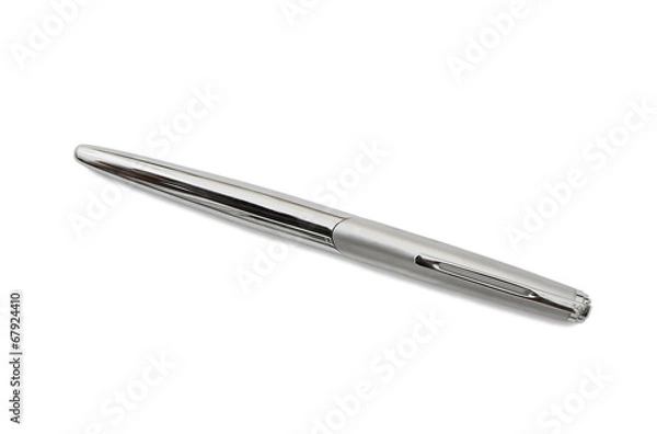 Obraz Silver pen with cap