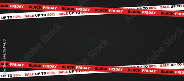 Obraz Black Friday banner
