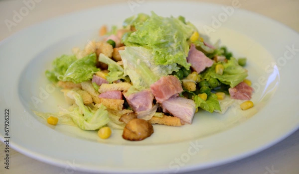 Fototapeta салат цезарь