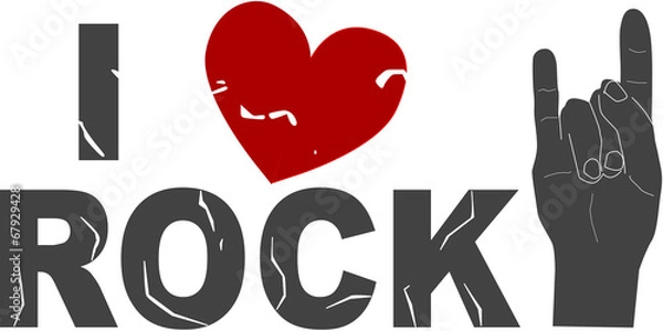Obraz Love Rock