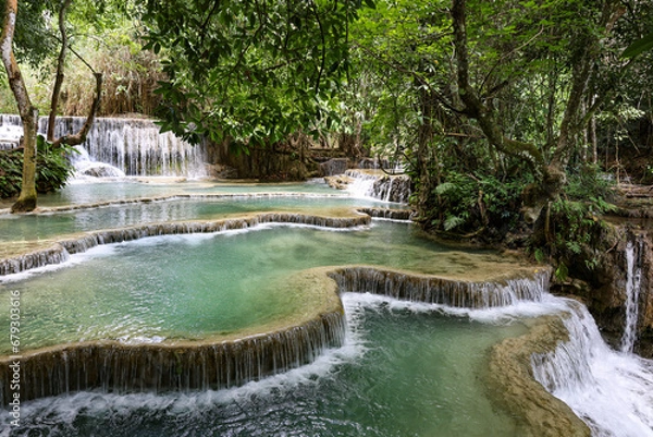 Obraz Kuang Si Waterfall