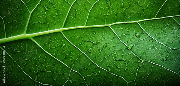 Obraz green leaf macro